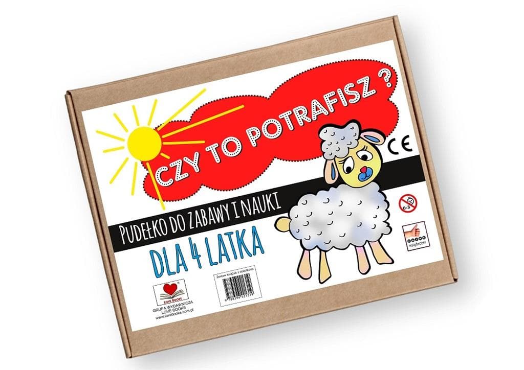 Pudełko edukacyjne Czy to potrafisz? dla 4 latków