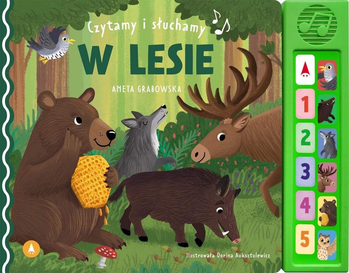 W lesie Czytamy i słuchamy. Książka dla dzieci