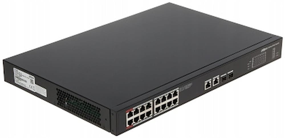 DAHUA DH-PFS3220-16GT-190 Switch Gigabitowy 20-Portowy z 16-Portowym PoE
