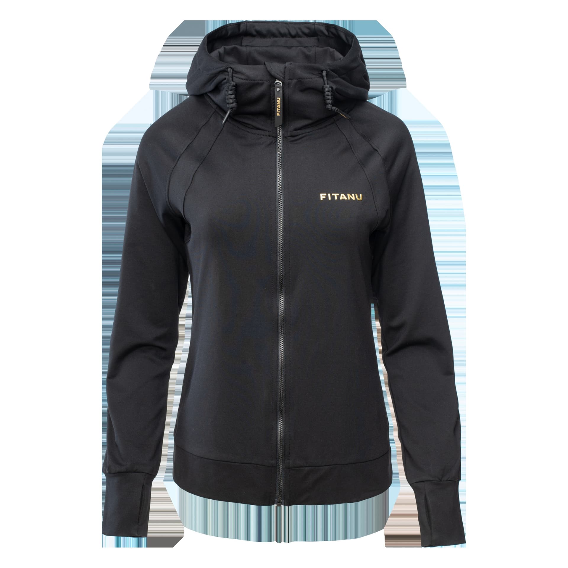 Damska bluza treningowa Fitanu Fiza W czarne