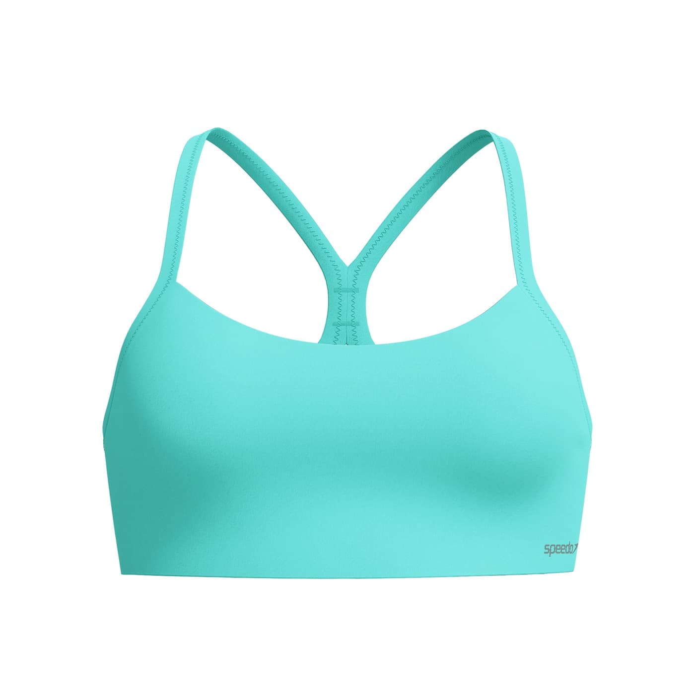 R- Damska góra stroju kąpielowego Speedo Solid Rcrbck Top niebieskie