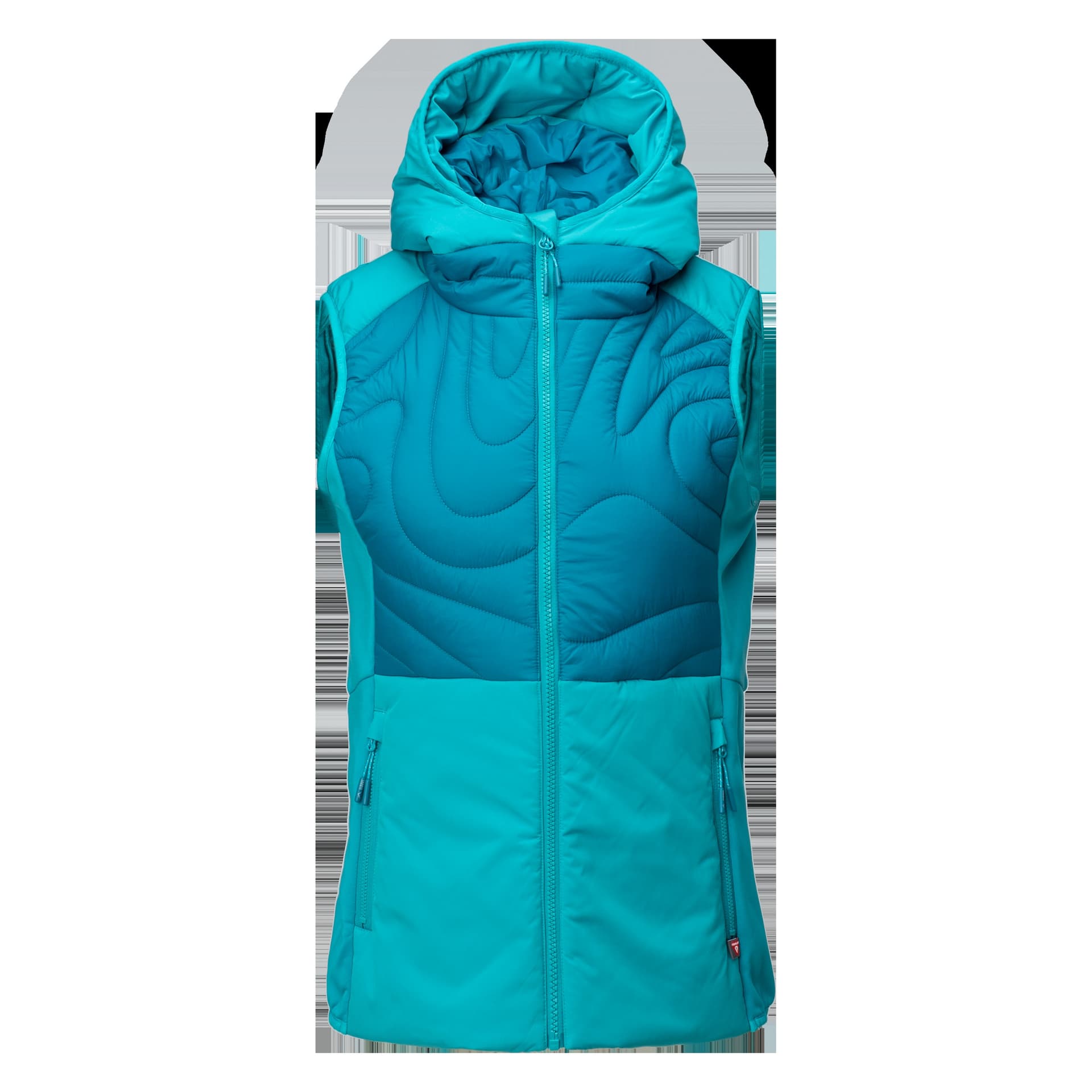 Kamizelka pikowana damska Elbrus Mado Vest Wo's Primaloft niebiesko-ciemnoniebieskie