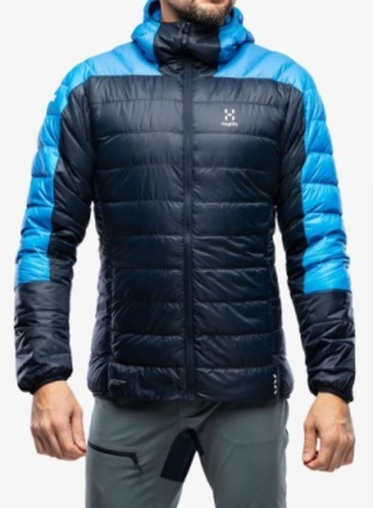 Damska kurtka ocieplana Haglofs L.I.M Alpha Hood - frost blue/tarn blue
