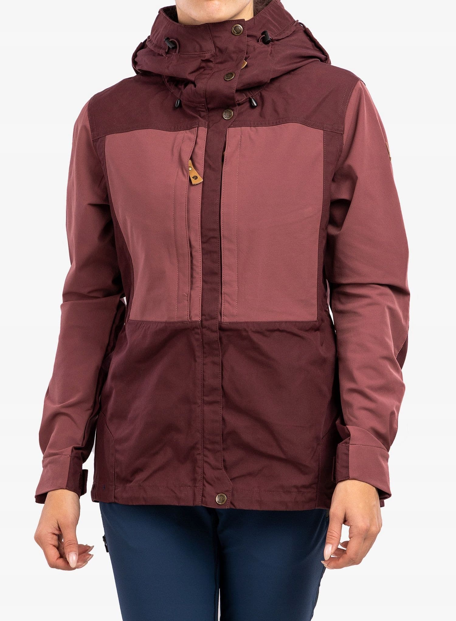 Damska kurtka trekkingowa Fjallraven Keb - port/mesa purple