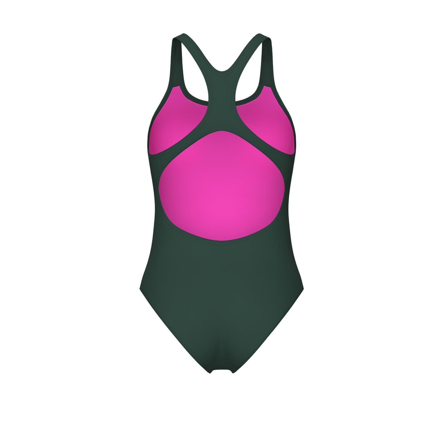 Strój pływacki damski Arena Women's Team Swimsuit Swim Pro Solid ciemnoszałowo-szokująco-różowe