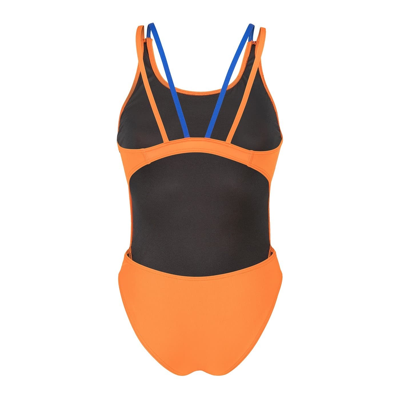 Strój kąpielowy damski Women's Arena Swimsuit Tech Multi Solid pomarańczowo-niebieskie neonowe
