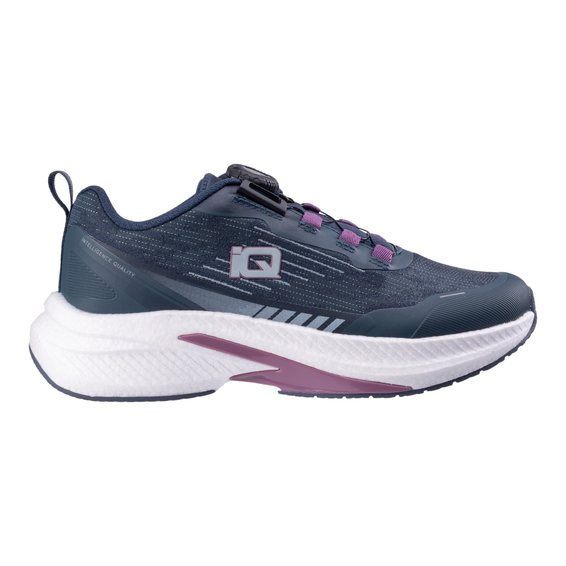 Buty do biegania Iq Intelligence Quality Friler Wmns granatowo-szaro-fioletowe