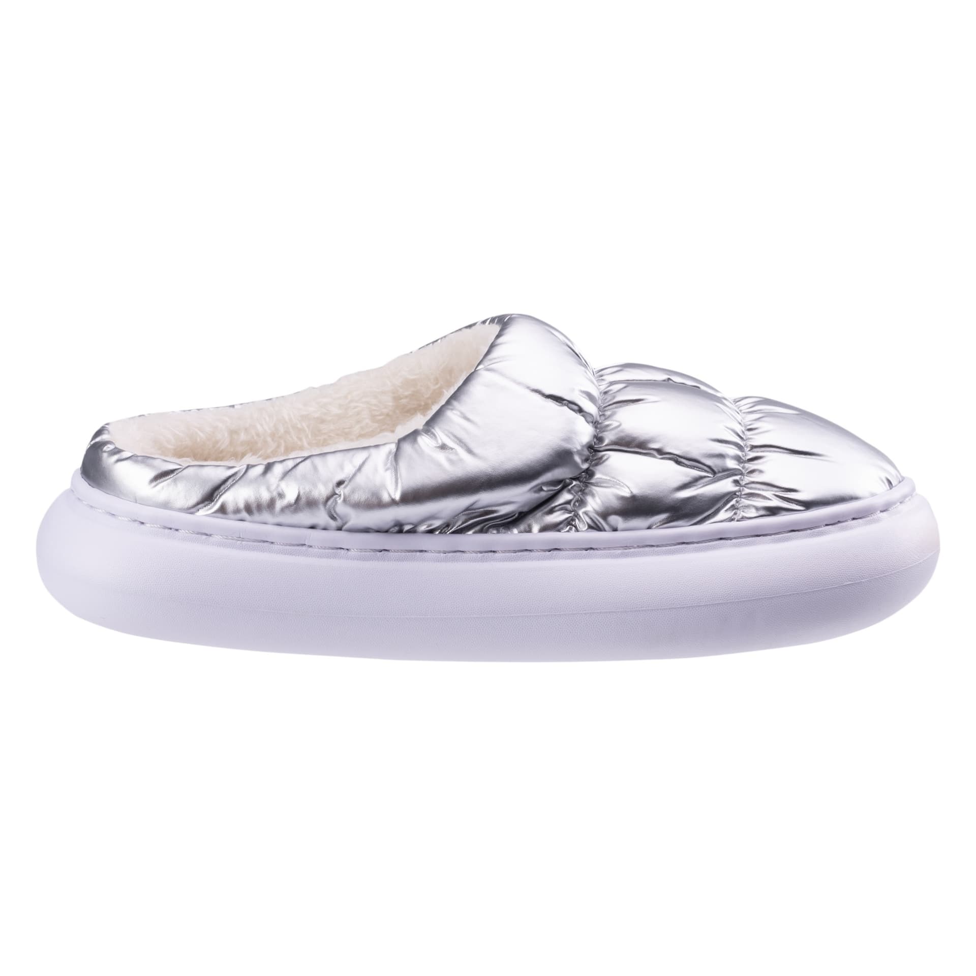 Damskie Kapcie ARVENA WO'S SILVER/WHITE Rozmiar 37