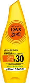 Dax Sun Emulsja przeciwsłoneczna SPF30 ochrona UVA skóra wrażliwa 175 ml