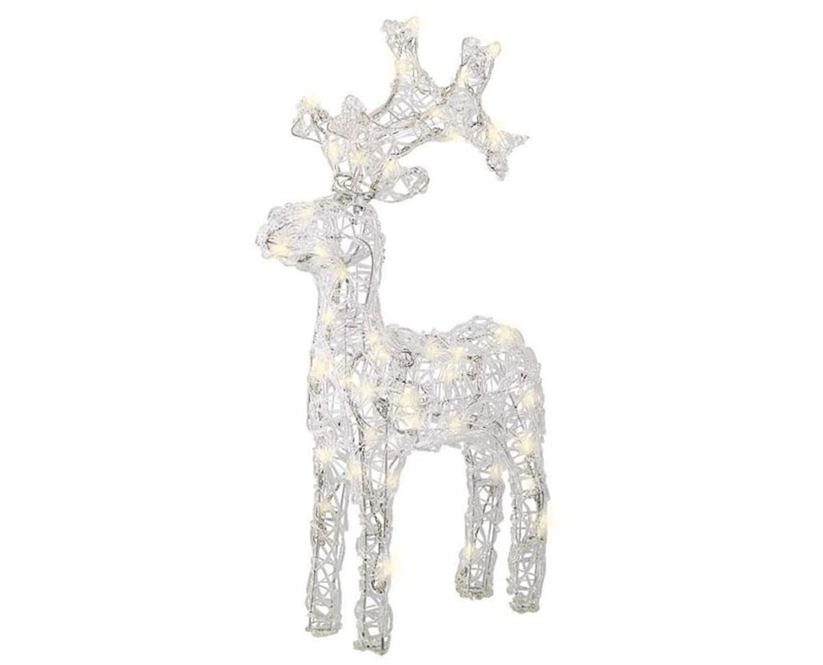 Ozdoba LED renifer 61 cm świąteczna dekoracja