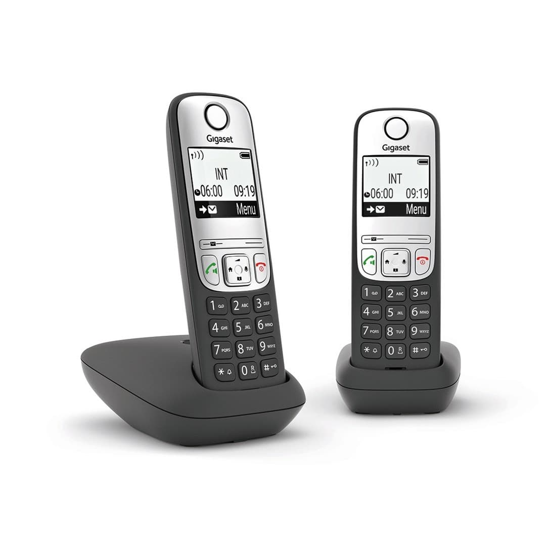Gigaset A690A Telefon DECT bezprzewodowy Duo czarny
