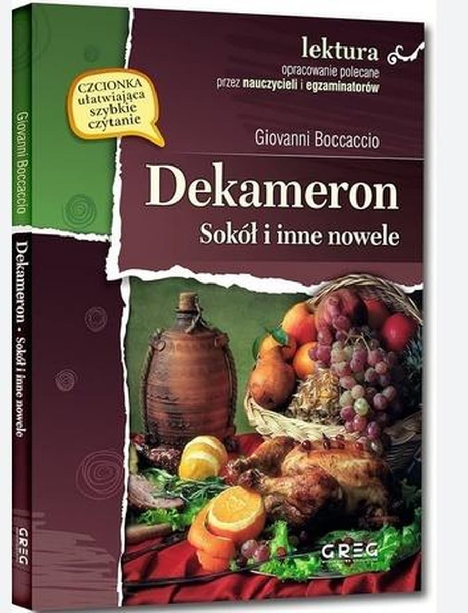 Dekameron z opracowaniem Wydawnictwa Greg - kompletne wydanie bez skrótów