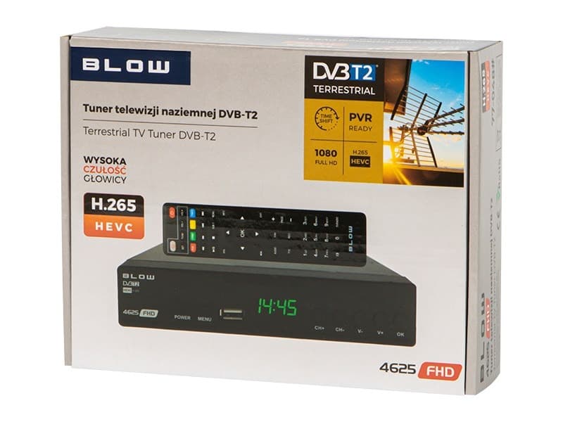 Dekoder tuner BLOW DVB-T2 4625FHD H.265