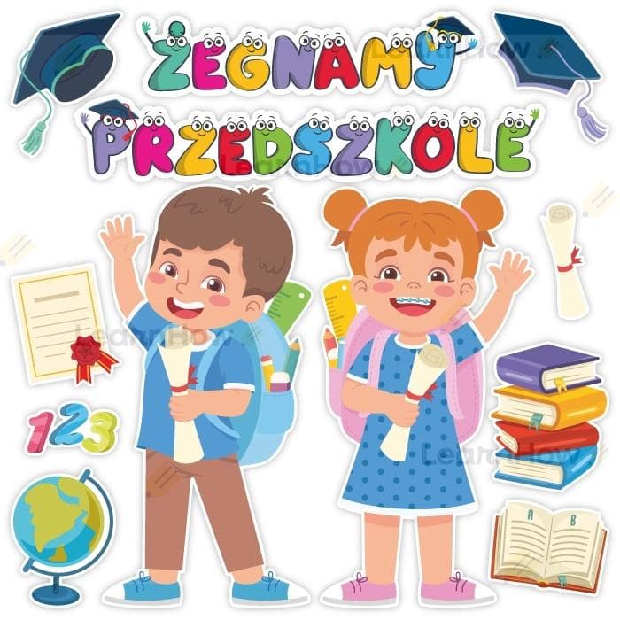 Dekoracja klasowa - Żegnamy przedszkole... 12el