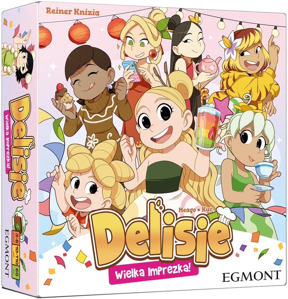 Gra Delisie Wielka Imprezka Planszowa dla 2-4 Graczy