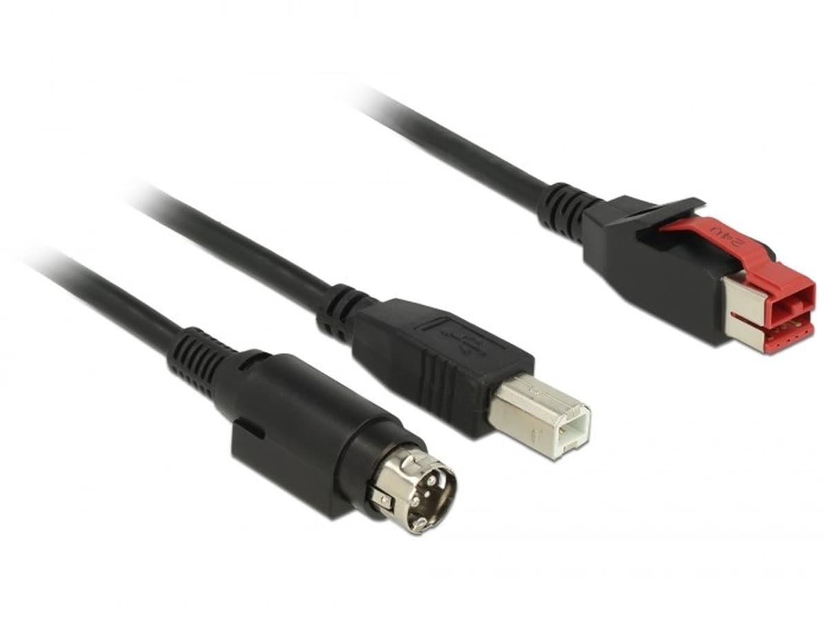 DeLOCK kabel USB 2.0 3 m USB B czarny