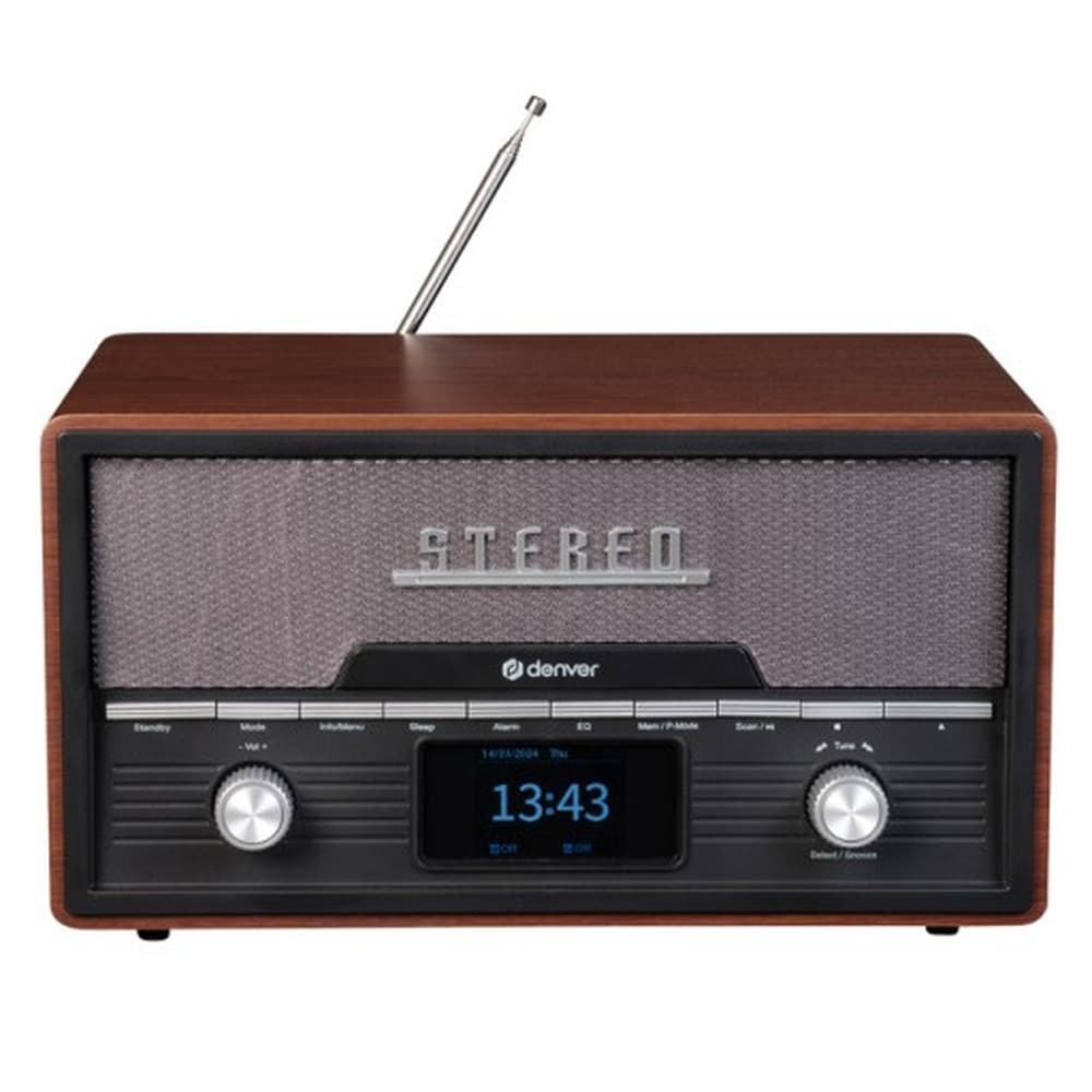 Denver Odtwarzacz CD MDA-525DW Drewno