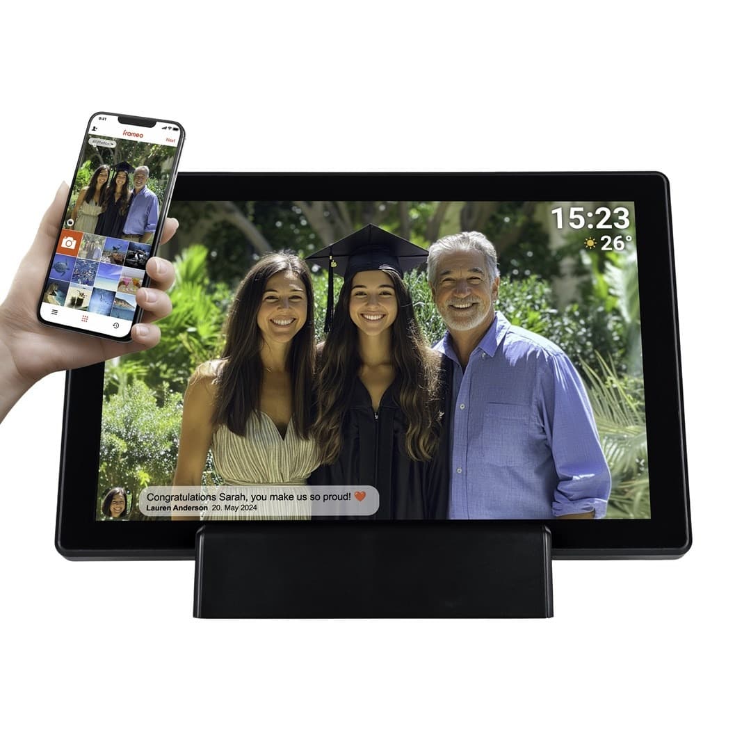 Denver Ramka Cyfrowa PFF-1070B 25,6 cm Dotyk Wi-Fi