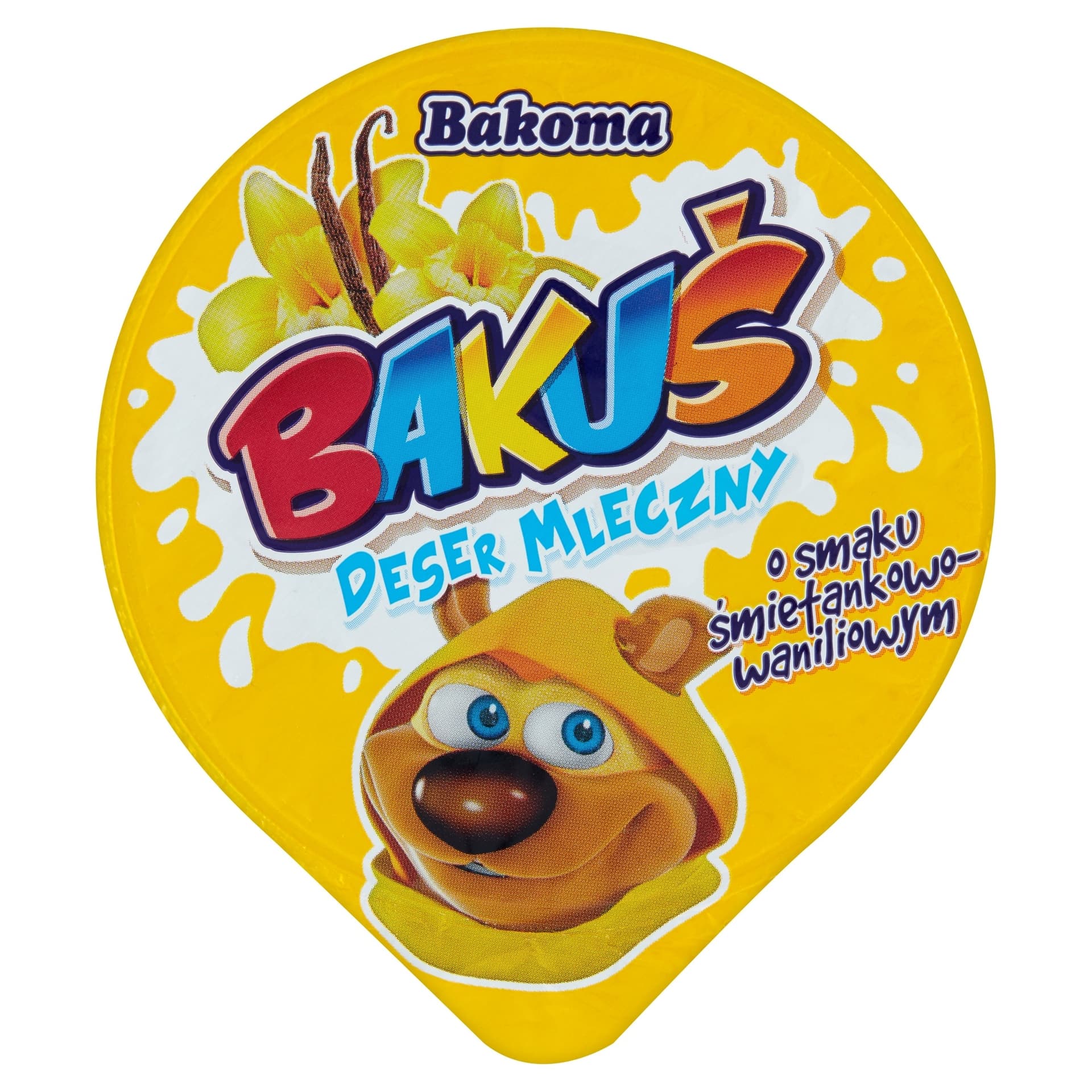 Deser mleczny Bakuś o smaku czekoladowo-orzechowym 100g
