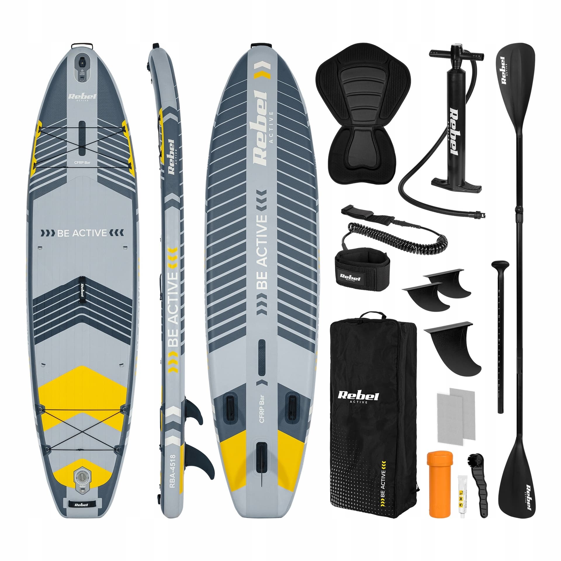 Deska SUP REBEL ACTIVE PRO RBA-4518 - biała