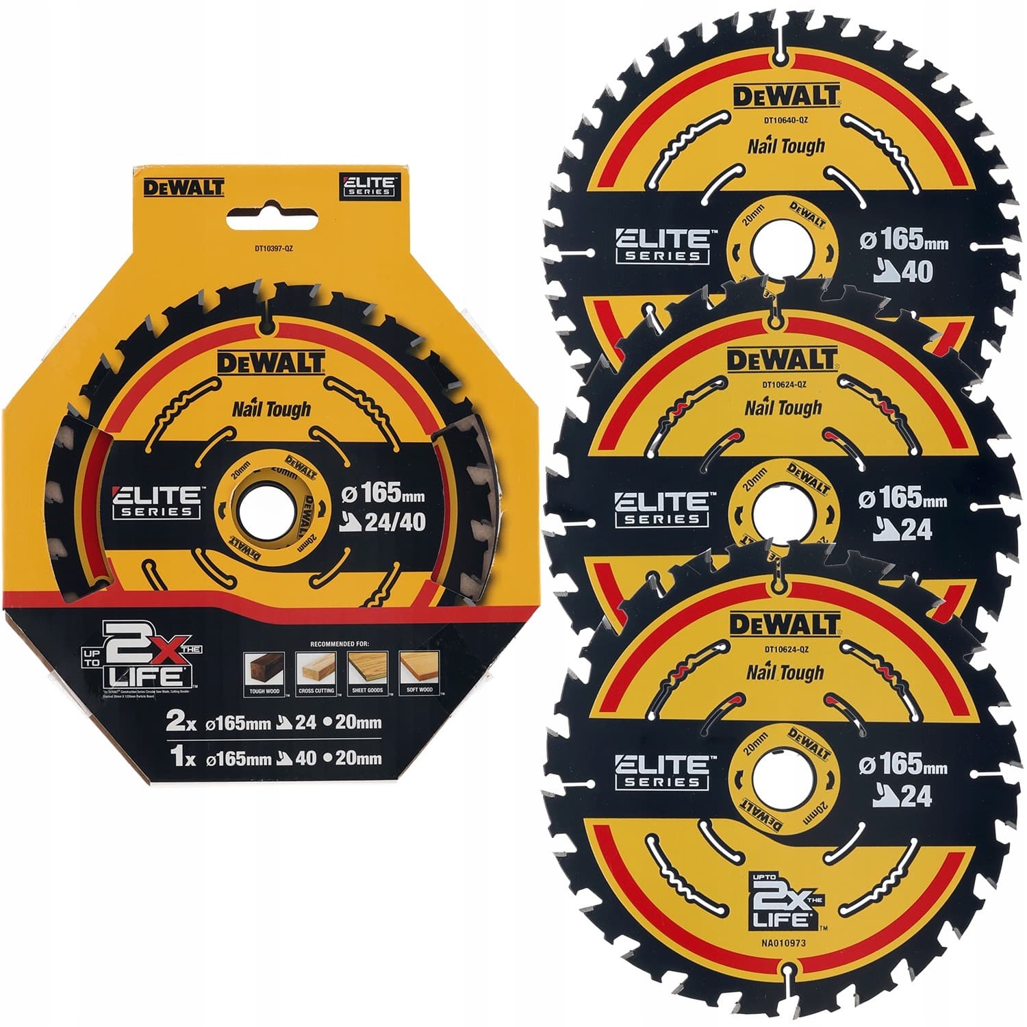 DeWALT DT10397-QZ ostrze do piły tarczowej 3 szt.