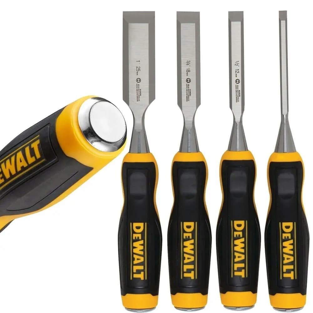 DeWALT DWHT0-16063 Dłuto do obróbki drewna - zestaw 4 szt.