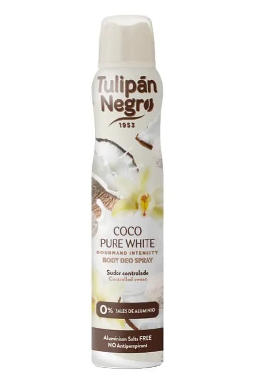 Dezodorant w spreyu Gourmand Tender kokos Tulipan Negro 200ml