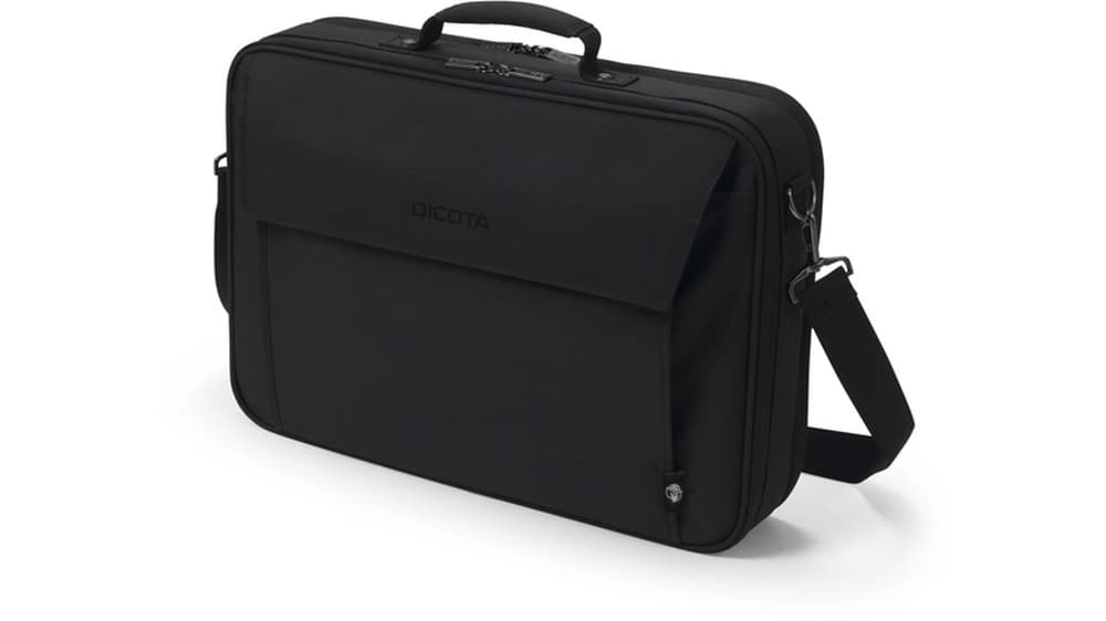 DICOTA D3250801 Torba na Laptop 14" Aktówka Czarna Poliester z Recyklingu