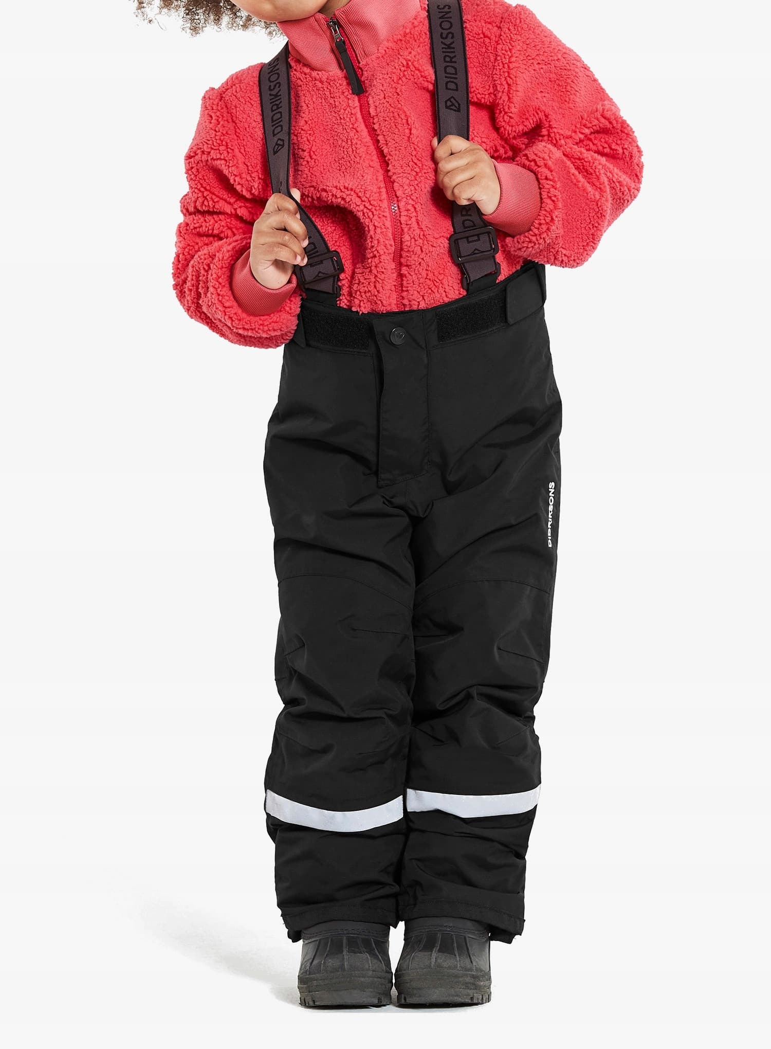 Didriksons Idre Pants spodnie dziecięce - czarne, rozmiar 100 cm