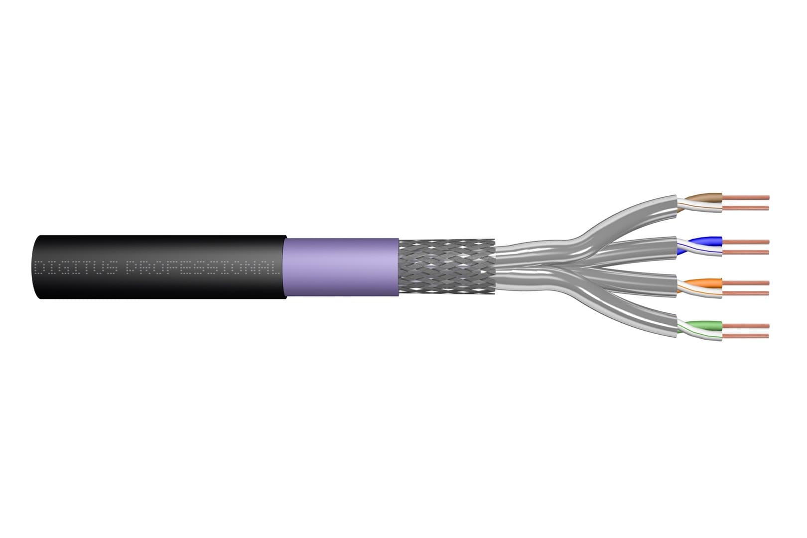 Kabel instalacyjny Digitus kat.7 S/FTP PE 100m zewnętrzny