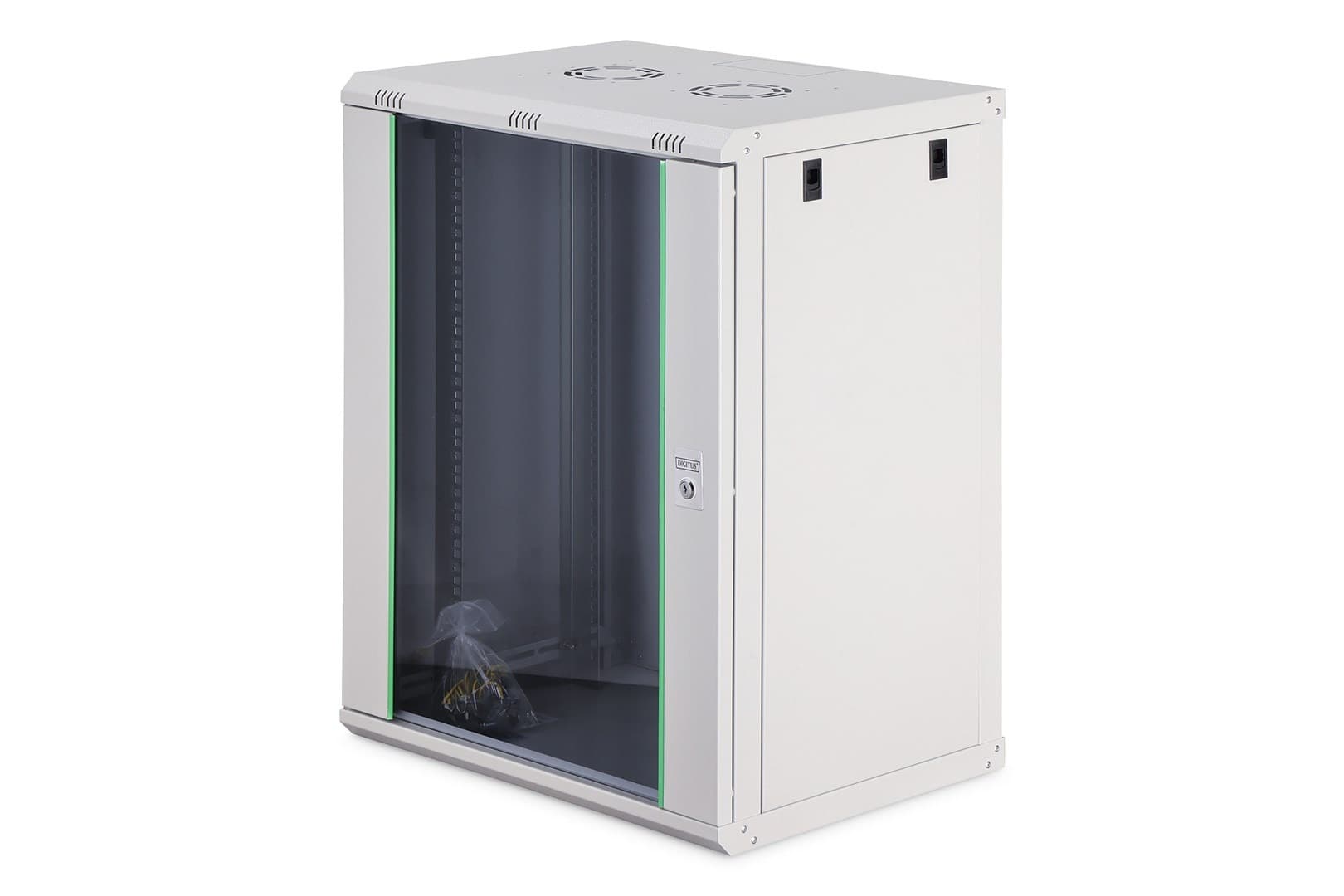 Szafa sieciowa wisząca 19 cali 16U rack 600x450 mm szara Digitus DYNAmic