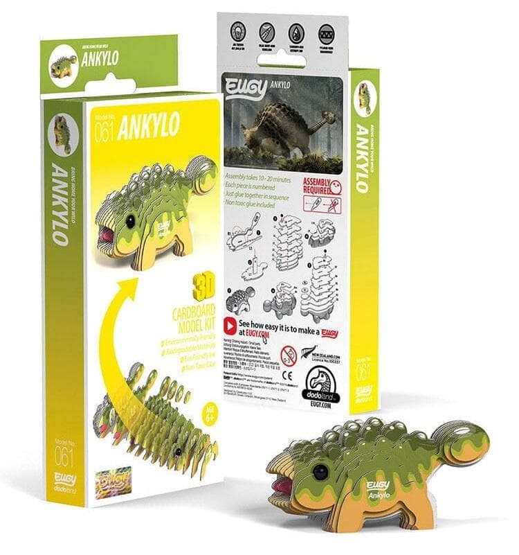 Eugy Eko Układanka 3D z kartonu Dinozaur Ankylo