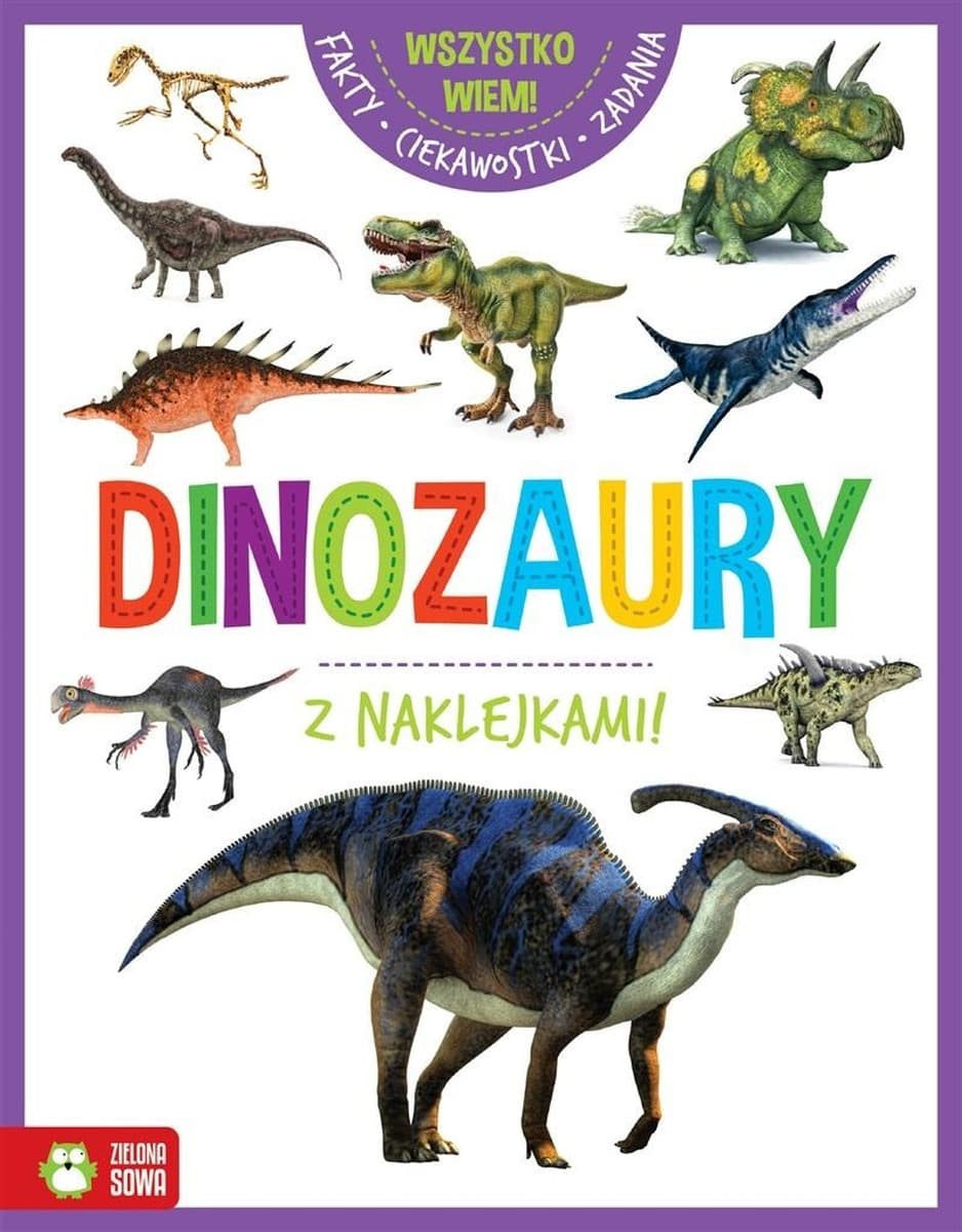 Dinozaury. Wszystko wiem! - książka edukacyjna dla dzieci