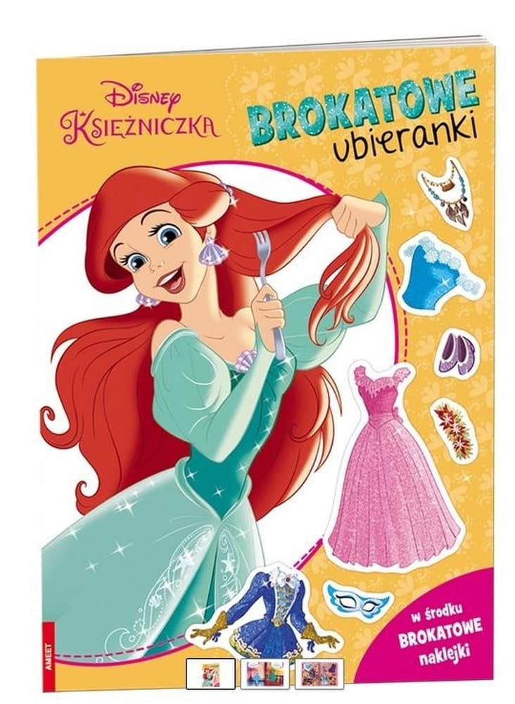 Disney Księżniczki Brokatowe Ubieranki - Kreatywna Zabawa dla Dzieci