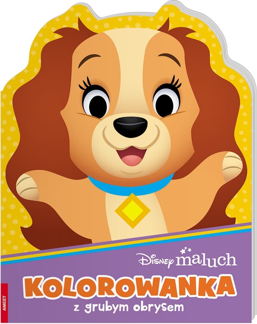 Disney Maluch Kolorowanka z grubym obrysem dla dzieci