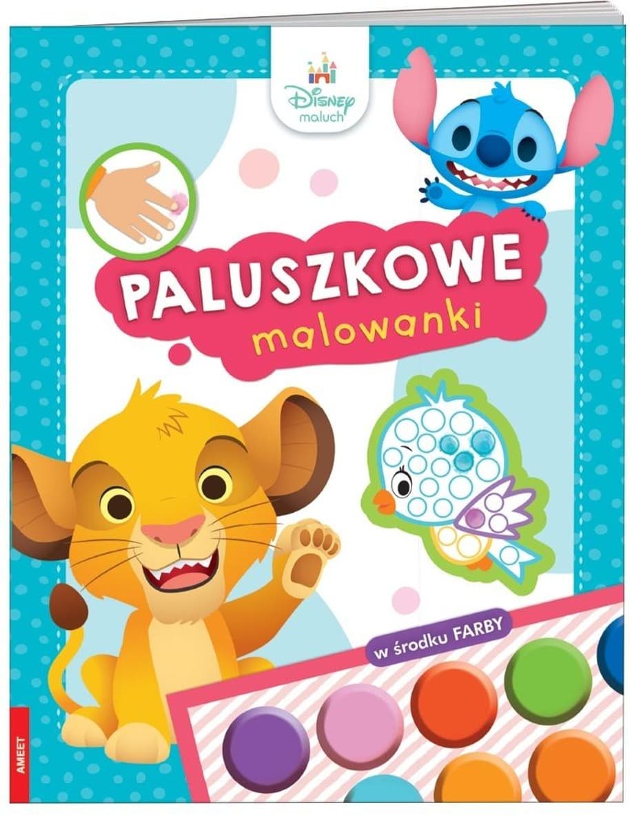 Disney Maluch Paluszkowe Malowanki dla dzieci