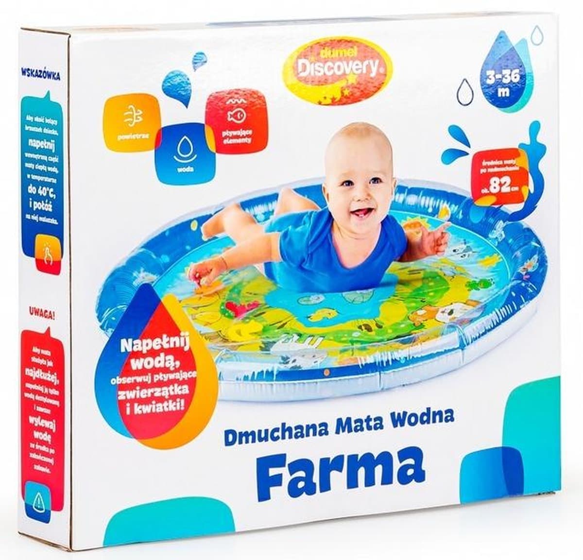Dmuchana mata wodna Farma dla dzieci 3-36 miesięcy