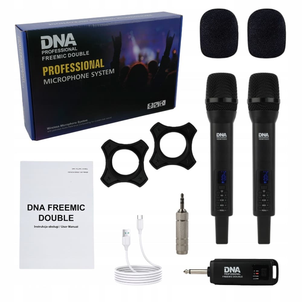 DNA FREEMIC DOUBLE Zestaw mikrofonów bezprzewodowych