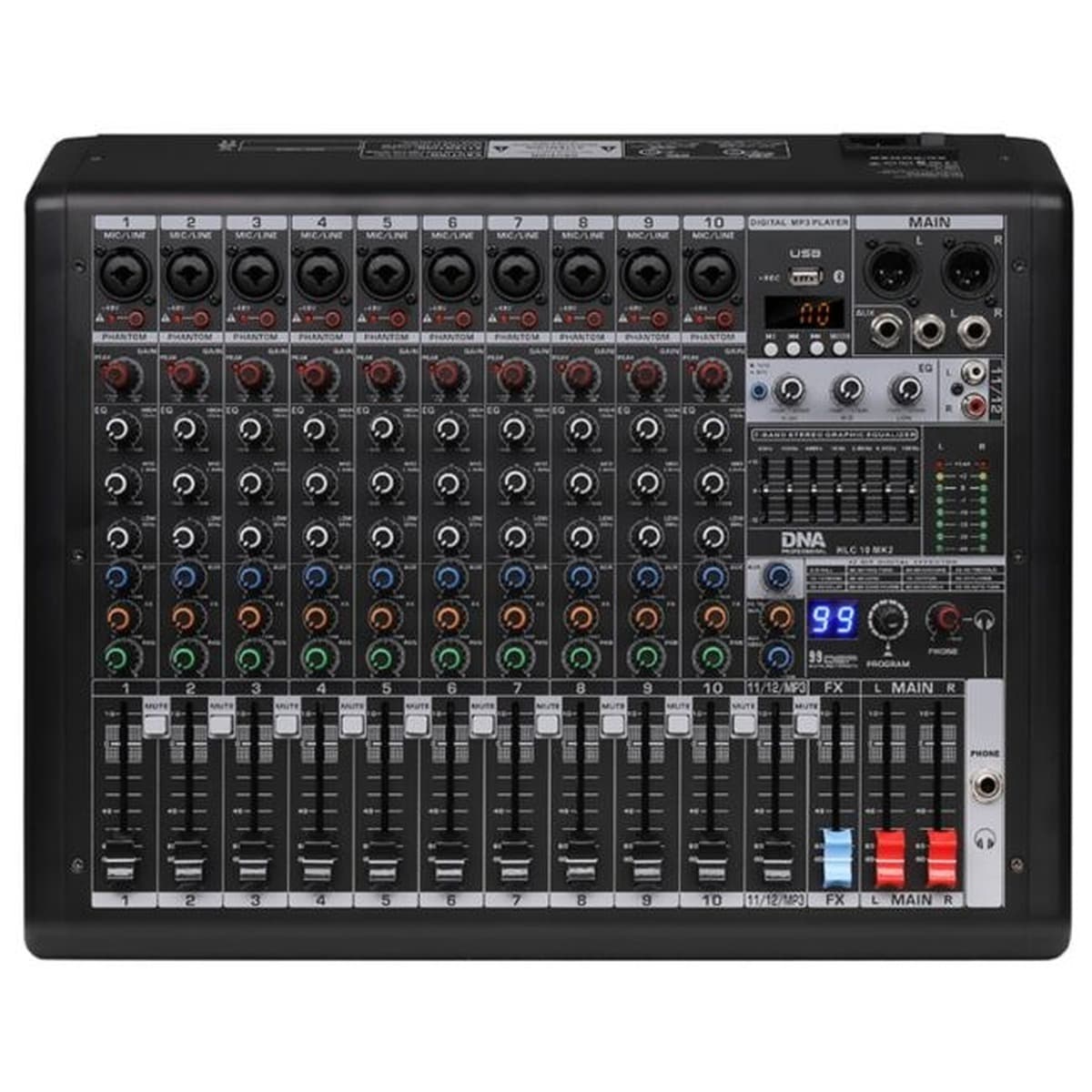 DNA HLC 10 MK2 Mikser analogowy 10 kanałowy
