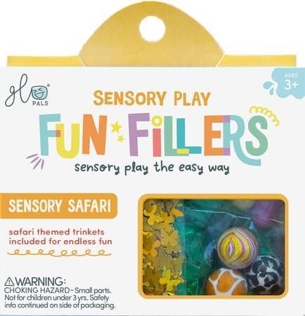 Dodatki do słoików sensorycznych Safari Fun Fillers Glo Pals