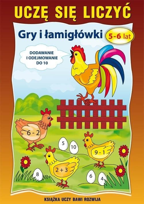 Gry i łamigłówki dla dzieci Dodawanie i odejmowanie do 10 5-6 lat