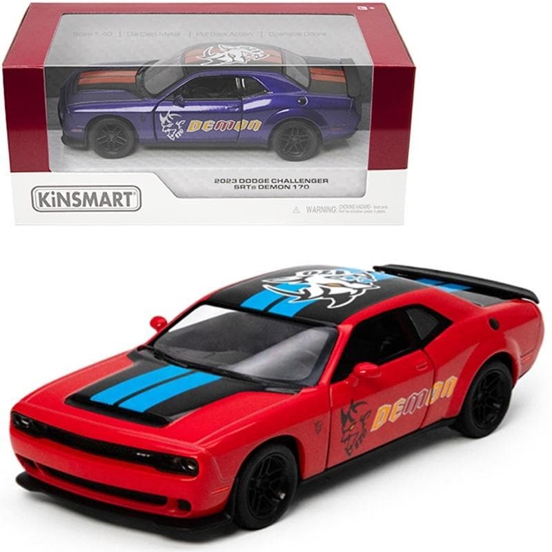 Metalowy Model Samochodu Dodge Challenger SRT Demon 170 Skala 1:40