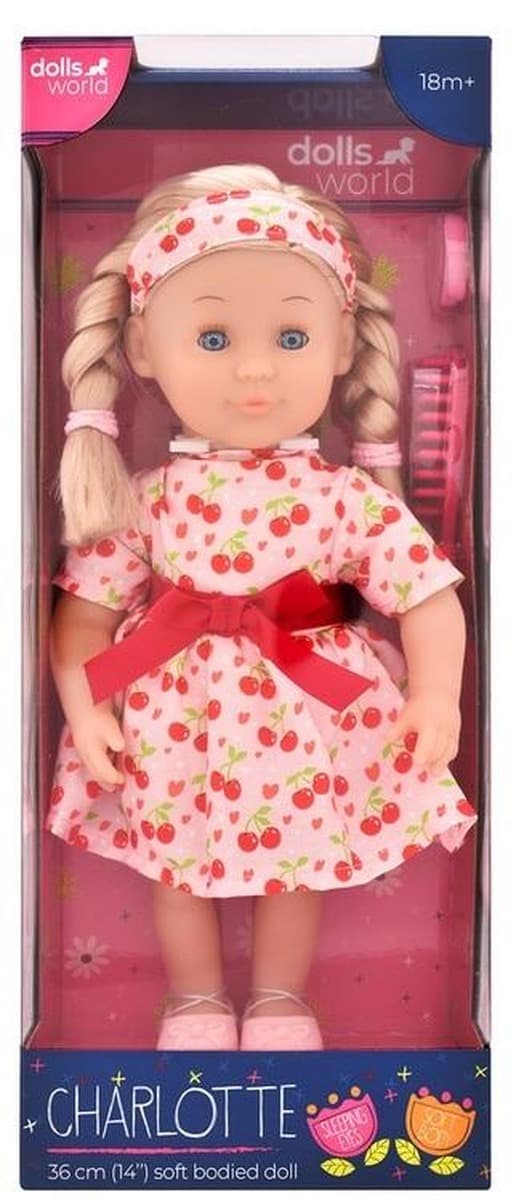 DollsWorld Lalka Charlotte 36 cm z akcesoriami