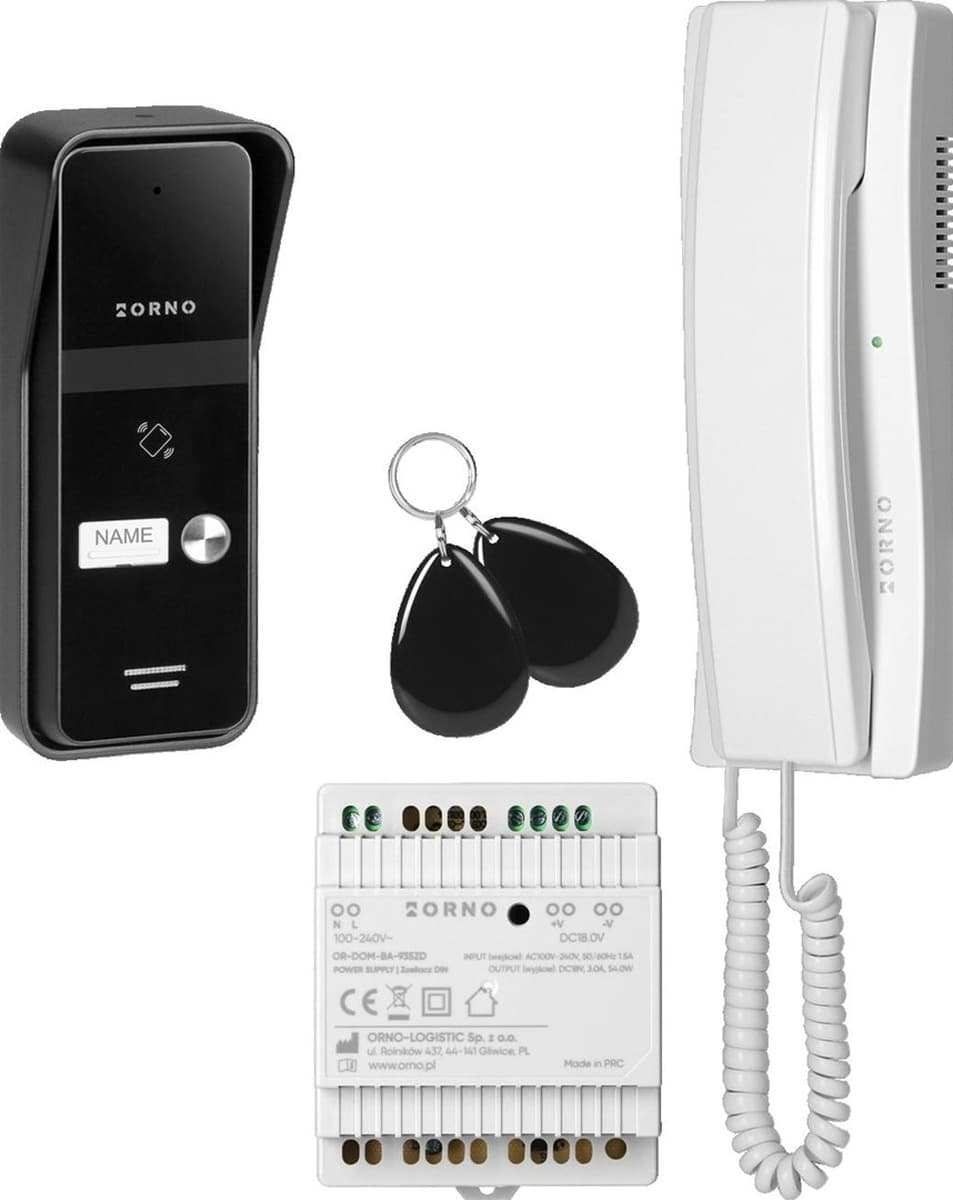 Domofon przewodowy ORNO OR-DOM-BA-935ZD/W