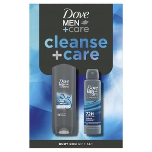 Dove Men Cleanse+Care Zestaw Żel pod prysznic i Spray do ciała