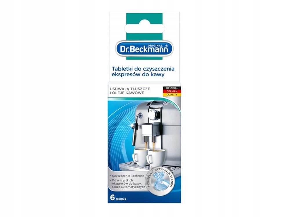 Dr. Beckmann tabletki do czyszczenia ekspresów do kawy 6 sztuk