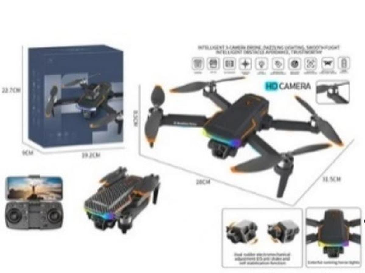 Dron zdalnie sterowany z kamerą i omijaniem przeszkód