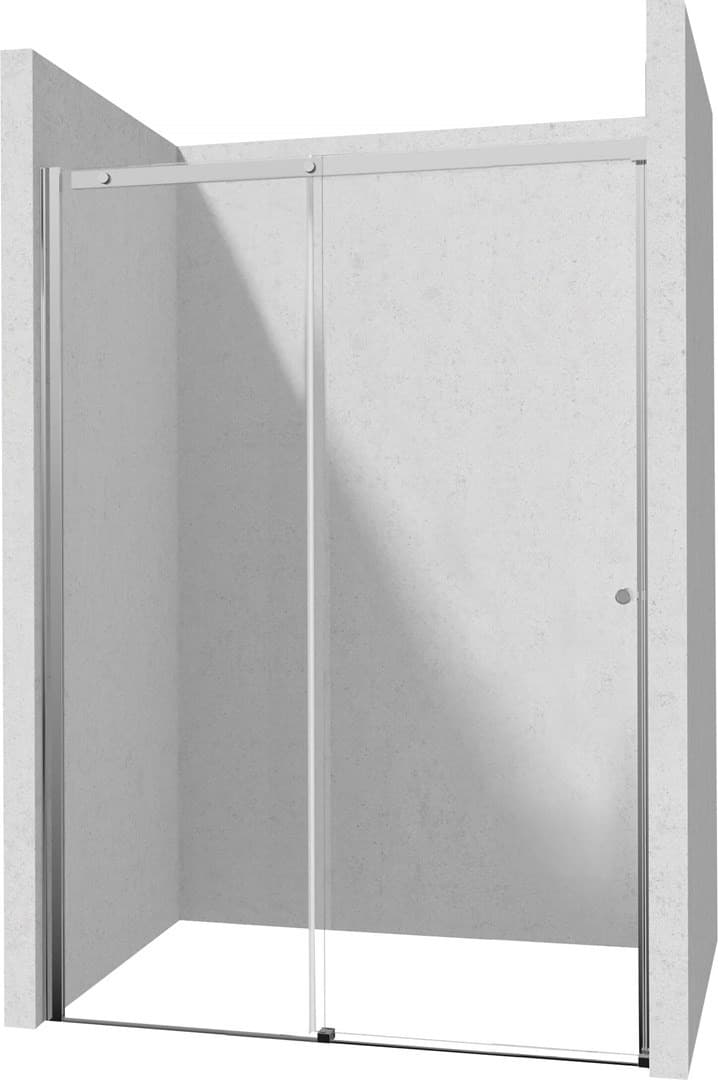 Drzwi prysznicowe przesuwne 170 cm szkło hartowane