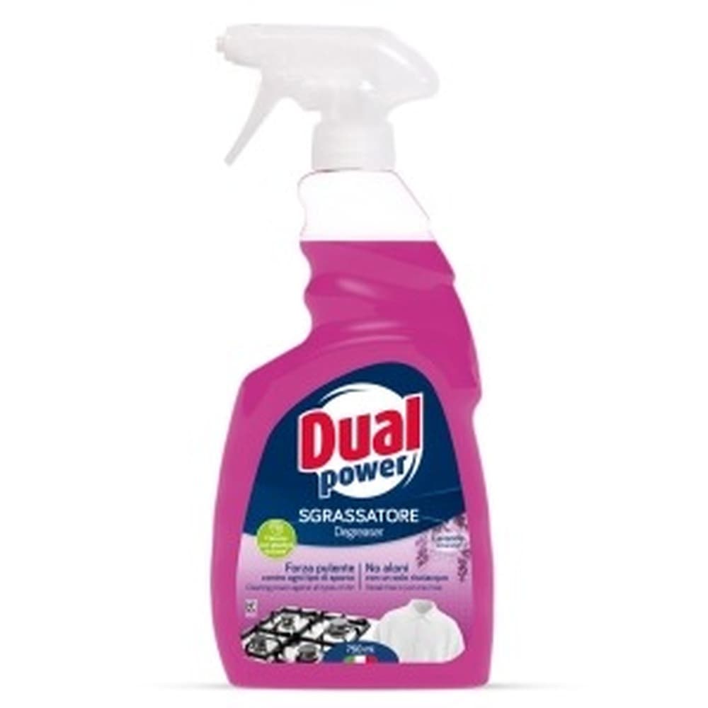 Dual Power Płyn do mycia Spray odtłuszczacz lawendowy 750 ml