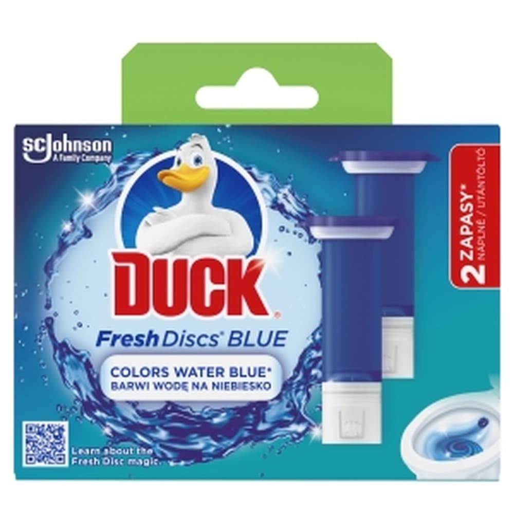 DUCK WC FR.DISCS ZAP.12D LAGOON - odświeżacz do toalety